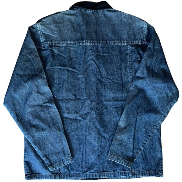 Harley Davidson Motorcycles Vintage Y2K Denim Button Up - Picture 2 of 9